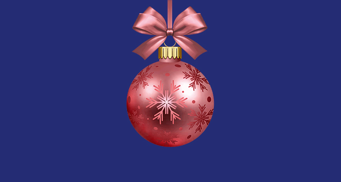 Illustration av julkula