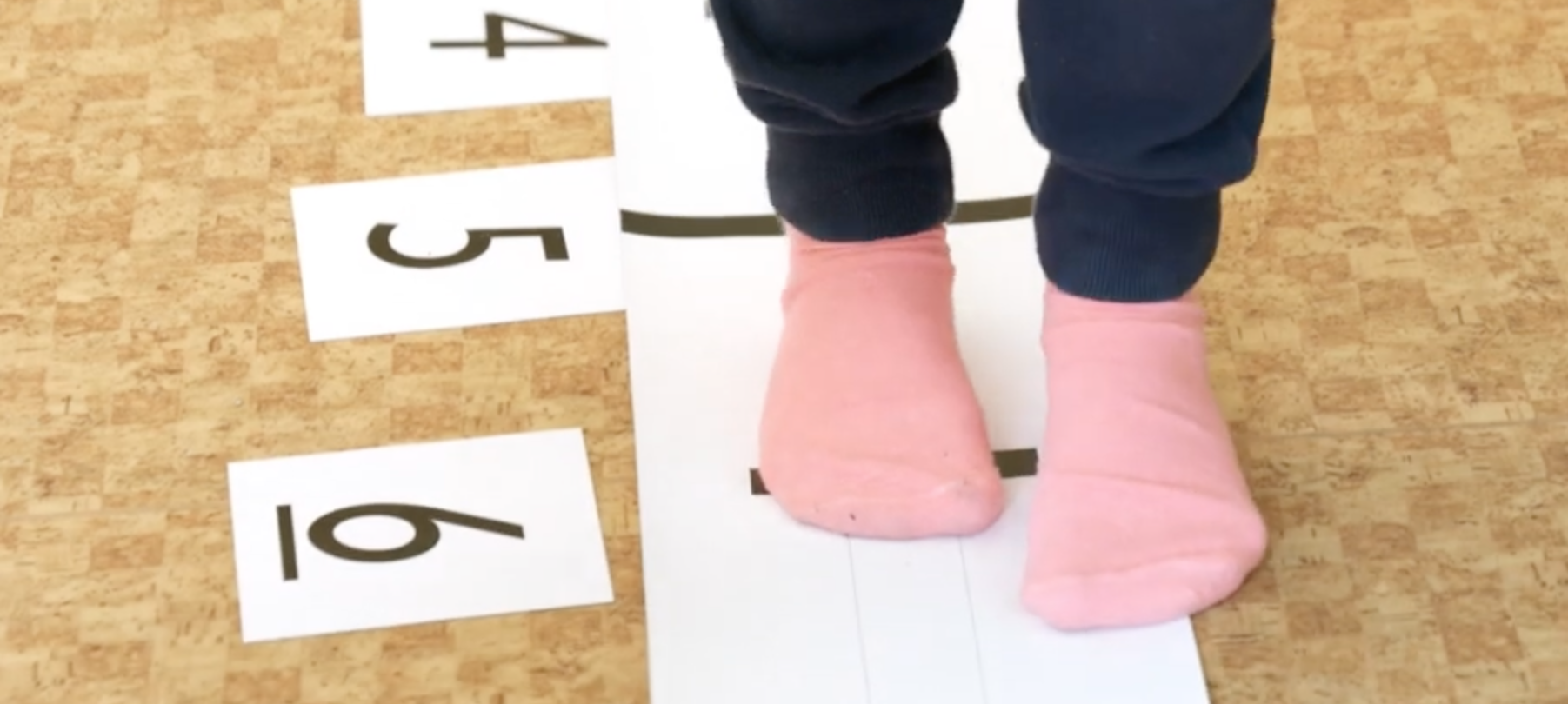 Strumpor som går över tallinjen